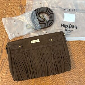 Miche Dark Brown Fringe Bag